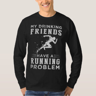 Miles & Margaritas:私の飲む友達とその友達 Tシャツ