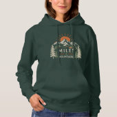 Miles & Mountains sweatshirt パーカ (正面)