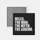 Miles name, Miles The Man The Myth The Legend マグネット (正面/裏面)