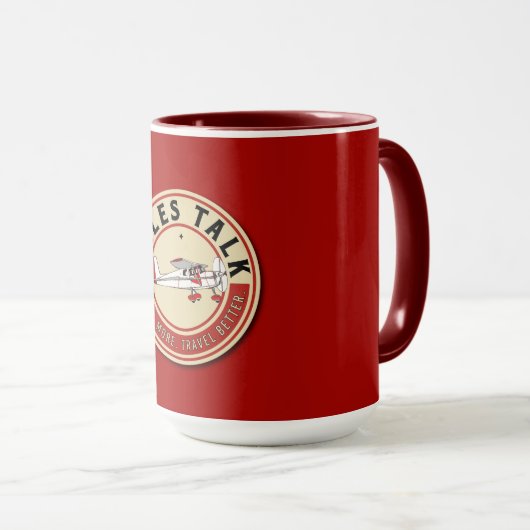 MilesTalkマグカップ赤 マグカップ (正面右)