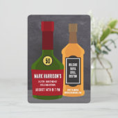 Milestone Birthday Invitation 招待状 (スタンド正面)