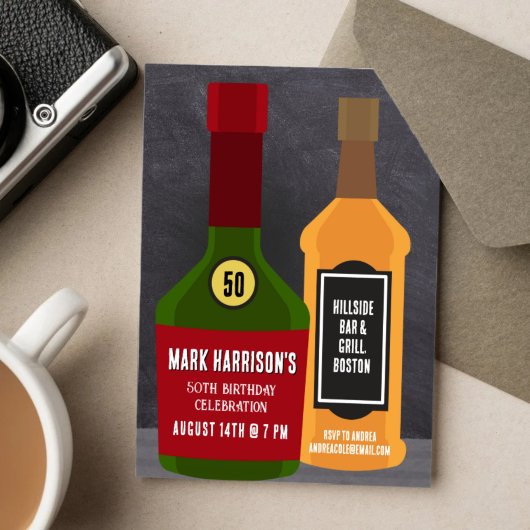 Milestone Birthday Invitation 招待状