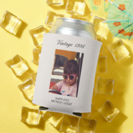 Milestone Birthday Party Favor Vintage 2 Photo 缶クーラー