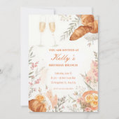 Milestone Celebration Brunch Birthday 招待状 (正面)