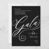 Milestone Gala Invitation 招待状 (正面)