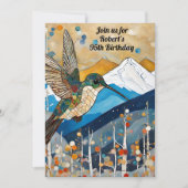 Milestone Mens Birthday Party Invitation 招待状 (正面)