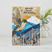 Milestone Mens Birthday Party Invitation 招待状 (スタンド正面)