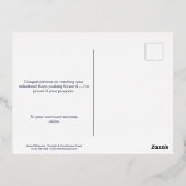 Milestone Thanks For Your Commitment Foil Postcard 箔シーズンポストカード (裏面)