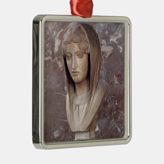 MiletosのAspasiaとして知られている女性の頭部 メタルオーナメント (右)