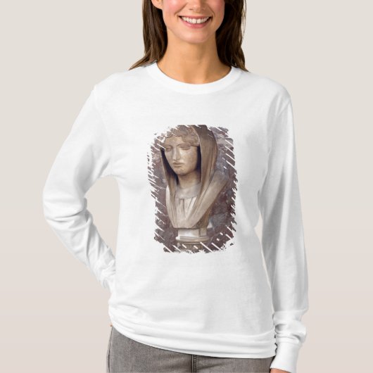 MiletosのAspasiaとして知られている女性の頭部 Tシャツ (正面)