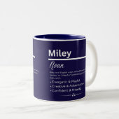 Miley ガール 名前入り 定義 マグ (正面右)