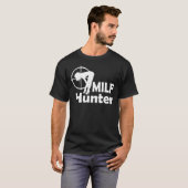 MILFのハンター(白い文字) Tシャツ (正面フル)