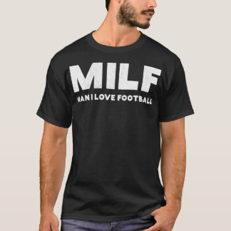 MILFマンIラブサッカーヴィンテージ Tシャツ