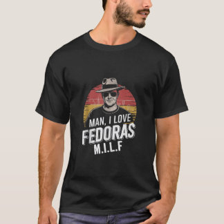 MILFマンIラブフェドラクラシックスおもしろいヴィンカジュアルタ Tシャツ