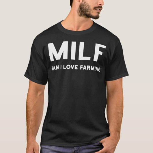 MILFマンIラブ農業_37 Tシャツ (正面)