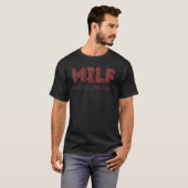 MILF男I愛する秋フィット熱のためにMom Leopard Pump Tシャツ (正面フル)