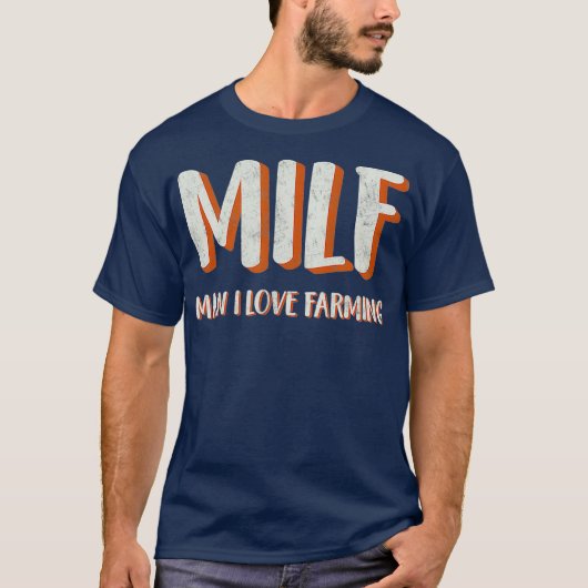 MILF – マンIラブ農業 Tシャツ (正面)