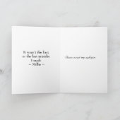 MILF -永久に義母の謝罪カード カード (内部)