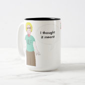 MILF -永久に義母 ツートーンマグカップ (正面左)