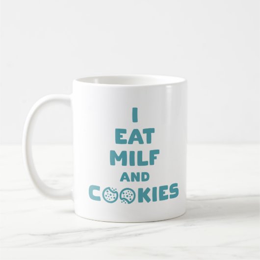 Milf Cookieの告白 コーヒーマグカップ (左)