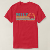 MILF-Man I Love Farming Funny Farmer Farming Retro Tシャツ (デザイン正面)