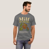 MILF Man I Love Frogs Shirt大人のユーモアことわざ男性 Tシャツ (正面フル)