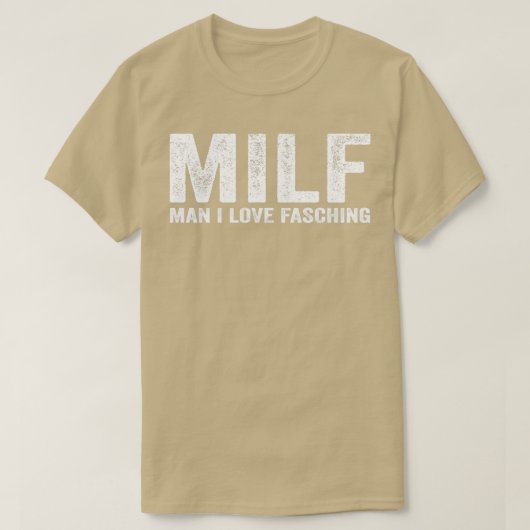 MILF MILFおもしろい Man I Love Fasching Tシャツ (デザイン正面)