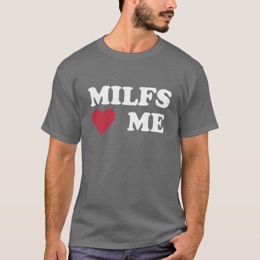 MILFS "ハート"私 Tシャツ (正面)