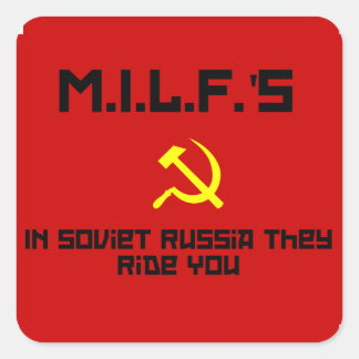MILFS – ロシアステッカー スクエアシール