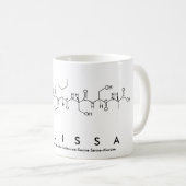 Milissaペプチド名mug コーヒーマグカップ (正面右)