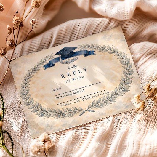 Military Air Force Graduation Theme 出欠カード