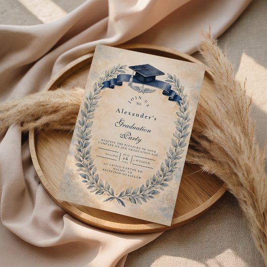 Military Air Force Graduation Theme 招待状