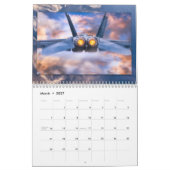 MILITARY AIRCRAFT Calendar カレンダー (3月 2027)