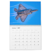 MILITARY AIRCRAFT Calendar カレンダー (1月 2027)