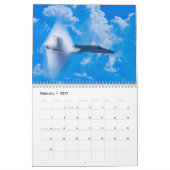 MILITARY AIRCRAFT Calendar カレンダー (2月 2027)