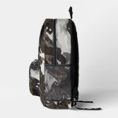 Military Camouflage Design プリントバックパック (右)