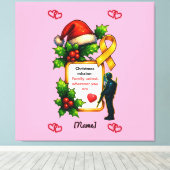 Military Christmas Family Matching – "Christ キャンバスプリント (インサイチュ (ウッドフロア))