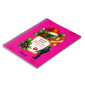 Military Christmas Family Matching – Christ ノートブック (左側)