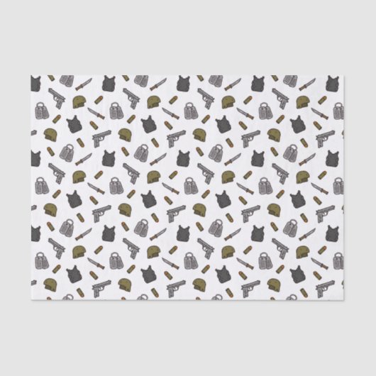 Military Decoupage 薄葉紙 (正面)