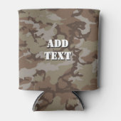 Military Desert Camouflage Pattern 缶クーラー (正面)