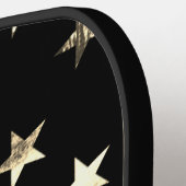 Military Desert Sepia American Flag Custom ピックルボールラケット (左詳細)