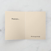 Military Family カード (内部)