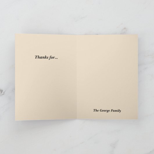 Military Family カード (内部)