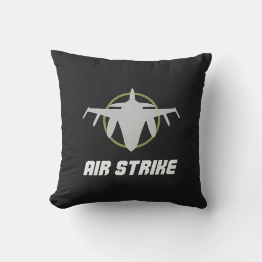 Military Fighter Jet Air Strike クッション (正面)
