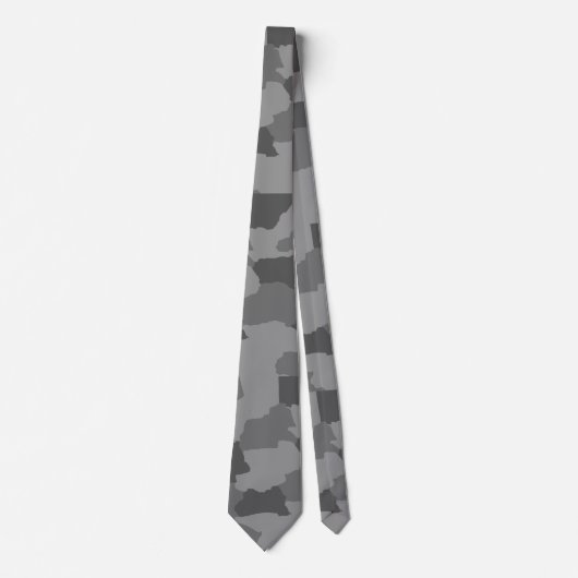 Military Gray Camo ネクタイ (正面)