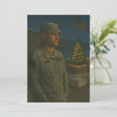 Military Holiday You Are Remembered Christmas Card シーズンカード (スタンド正面)