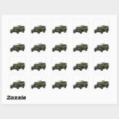 Military Humvee Off-Road Tactical Vehicle スクエアシール (シート)