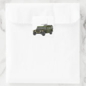 Military Humvee Off-Road Tactical Vehicle スクエアシール (バッグ)