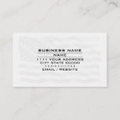 Military & Law Enforcement Professional Honor Duty 名刺 (裏面)