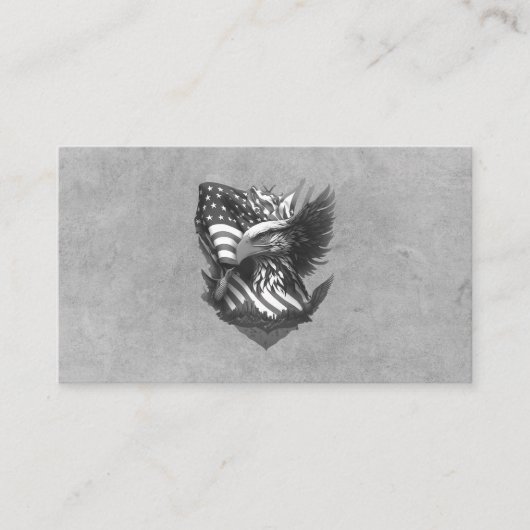 Military Recruiter Law Enforcement USA Eagle 名刺 (正面)